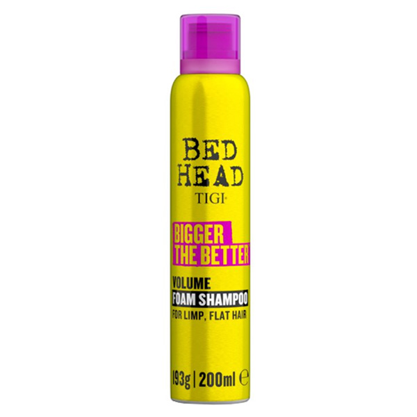 Шампунь-пінка для об’єму волосся TIGI Bed Head Bigger The Better Volume Foam Shampoo 200 мл.
