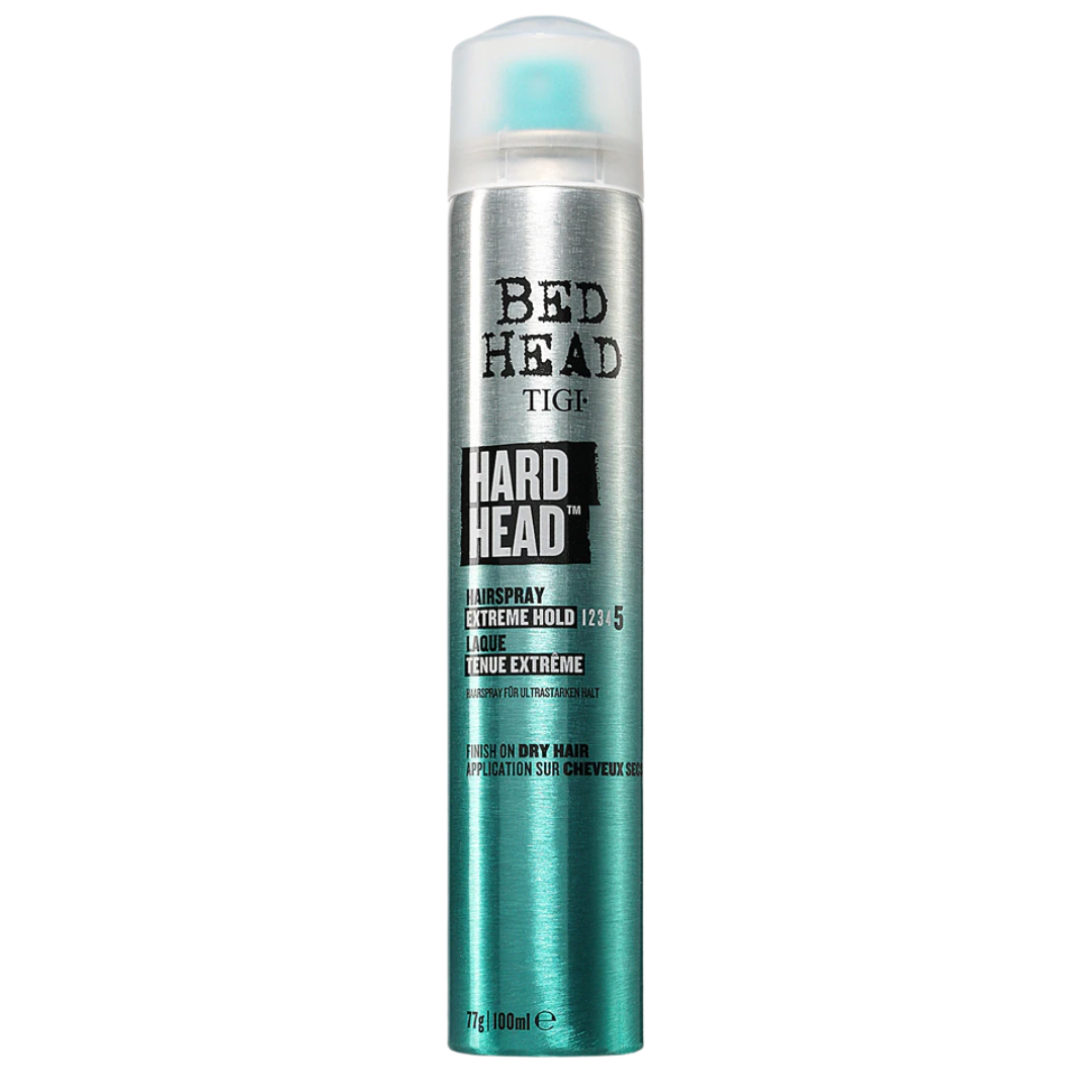 Лак для супер сильної фіксації TIGI BED HEAD HARD HEAD MINI 100 мл.