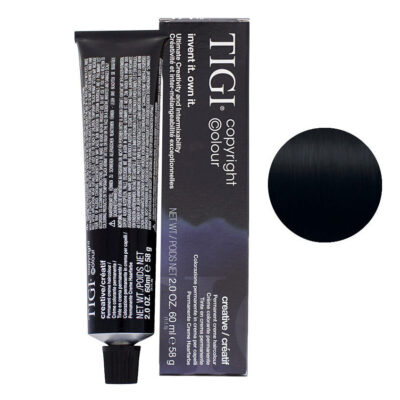 Крем-фарба для волосся 1/1 СИНЬО-ЧОРНИЙ БЛОНД TIGI COPYRIGHT COLOUR CREATIVE 1/1 BLUE BLACK 60 ml