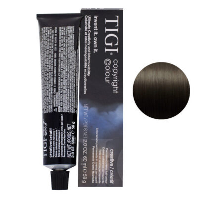 Крем-фарба для волосся 4/1 СТАЛЕВИЙ КОРИЧНЕВИЙ TIGI COPYRIGHT COLOUR CREATIVE 4/1 STEEL BRWN 60 ml