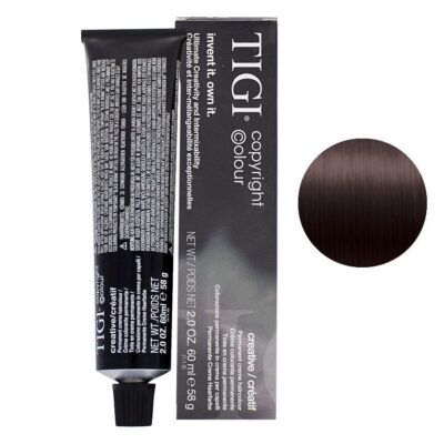 Крем-фарба для волосся 5/8 СВІТЛО-ПОПЕЛЯСТИЙ КОРИЧНЕВИЙ TIGI COPYRIGHT COLOUR CREATIVE 5/8 LIGHT ASH BRWN 60 ml