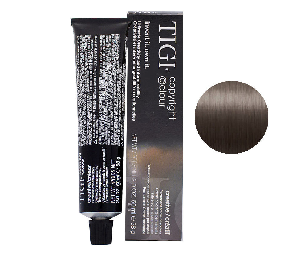 Крем-фарба для волосся 7/8 ПОПЕЛЯСТИЙ БЛОНД TIGI COPYRIGHT COLOUR CREATIVE 7/8 ASH BLND 60 ml