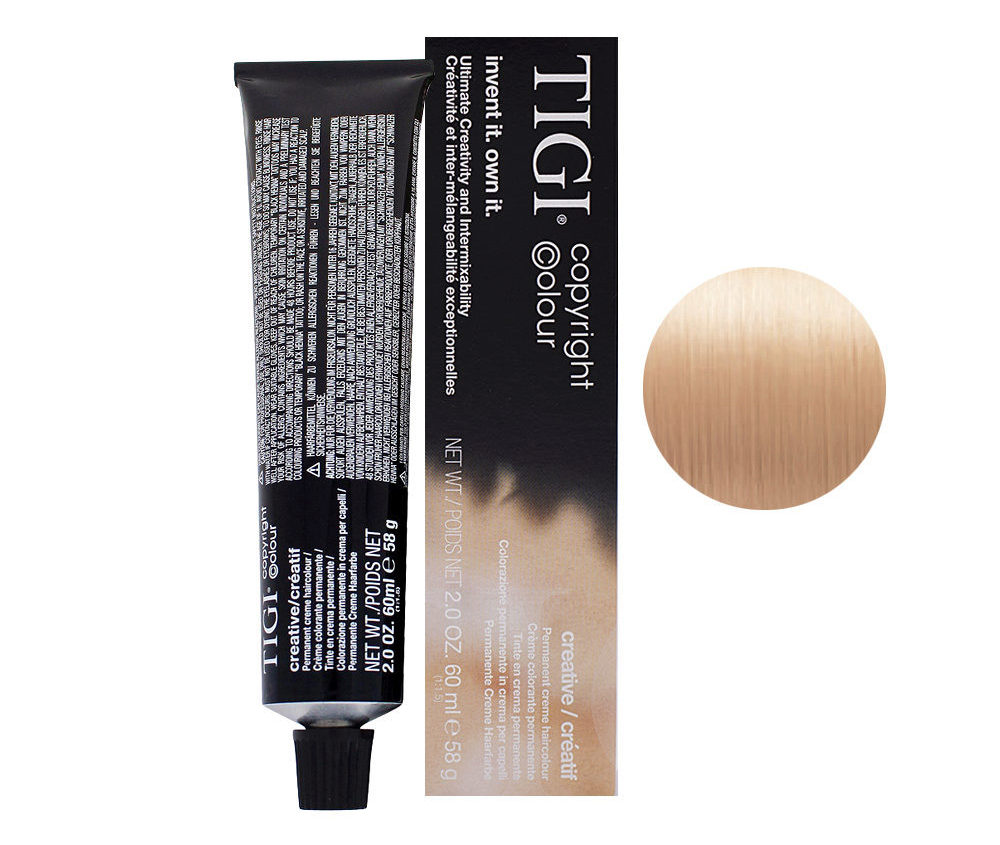 Крем-фарба для волосся 9/4 ДУЖЕ СВІТЛИЙ МІДНИЙ БЛОНД TIGI COPYRIGHT COLOUR CREATIVE 9/4 VERY LIGHT COPPER BLND 60 ml