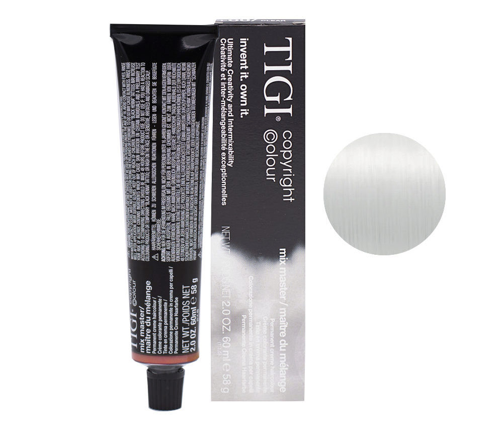 Крем-фарба для волосся 00/ ПРОЗОРИЙ TIGI Copyright Colour Gloss 00/ CLEAR 60 ml