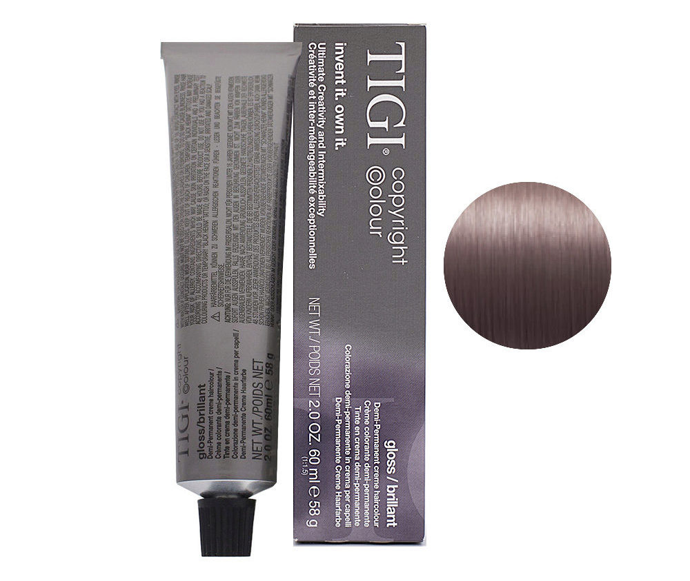 Крем-фарба для волосся 7/2 ФІОЛЕТОВИЙ БЛОНД TIGI Copyright Colour Gloss 7/2 VLT BLND 60 ml